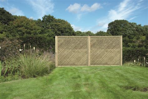 Straight Top Privacy Trellis Panels Oakdale Fencing