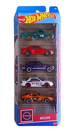 Hot Wheels Pacote 5 Carros Escala 1 64 Mattel