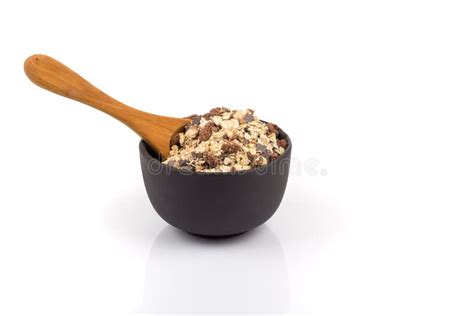 Cereales Sanos Del Muesli Del Granola De La Avena Imagen De Archivo