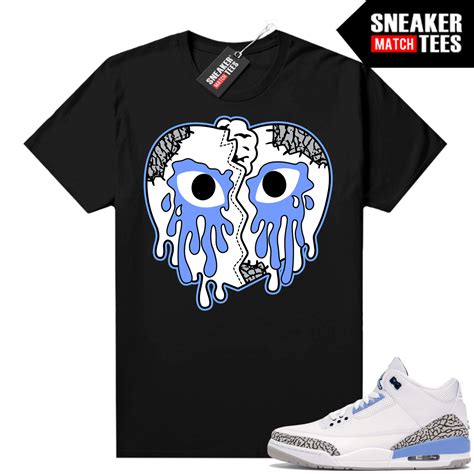 UNC 3s shirts, sneaker tees, Hoodies, and matching Outfits for Jordans