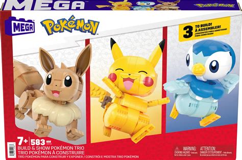 MEGA Pokemon Trio Pokemonów HNT94 Klocki plastikowe niskie ceny i