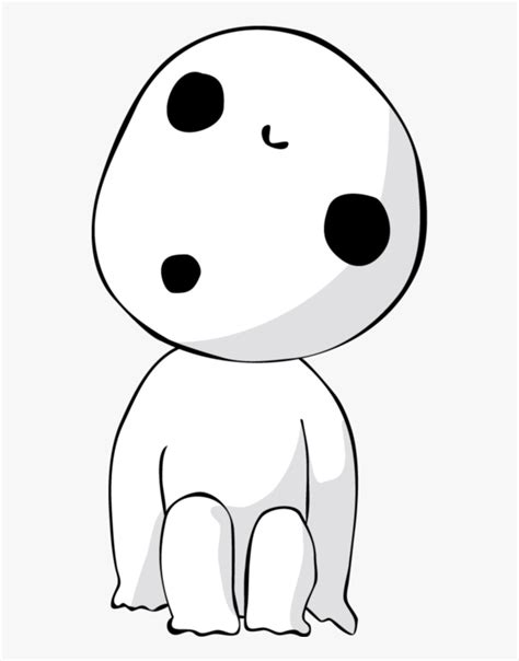 Kodama Png 2 » Png Image - Princess Mononoke Forest Spirits Transparent, Png Download ...