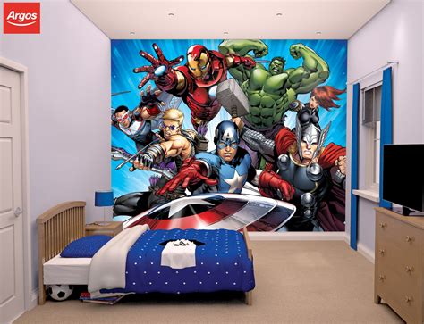 Marvel Avengers 8ft x 10ft Wall Mural Walltastic