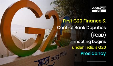 First G20 Finance And Central Bank Deputies Fcbd Meeting Begins Under