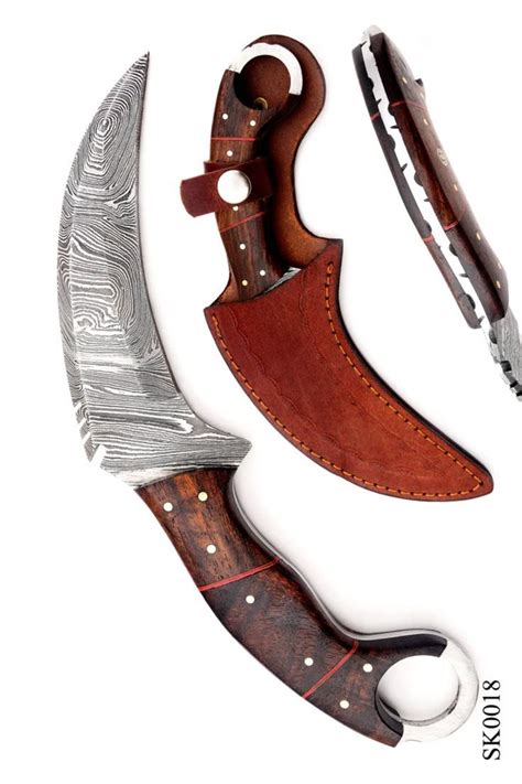 Beautiful Handmade Damascus Karambit Knife Etsy Karambit Knife