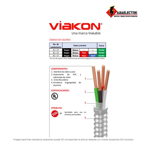 Cable Armado Mc Al X X Abaelectrik S A De C V