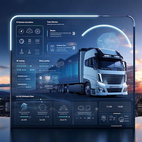 Premium AI Image Web Dashboard Logistics And Transportation Shipment