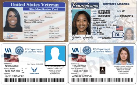military veteran id card     veteran id card    base
