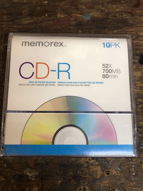 Memorex Cd R Pack X Mb Min Blank Cd S Ebay