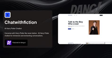 AI Harry Potter Chatbot Chatwithfiction