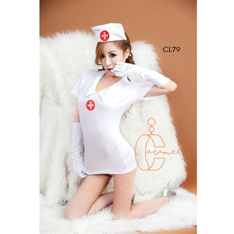 Jual Caramel Seragam Kostum Perawat Sexy Lingerie Cl Ae Shopee Indonesia