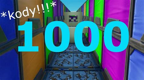 1000 Level Deathrun Kod I Fortnite Youtube