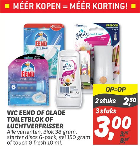 Wc Eend Of Glade Toiletblok Of Luchtverfrisser Aanbieding Bij Dekamarkt