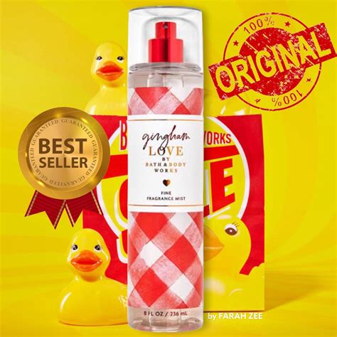 BATH AND BODY WORKS BBW BODY MIST FRAGRANCE MIST BODY SPRAY GINGHAM