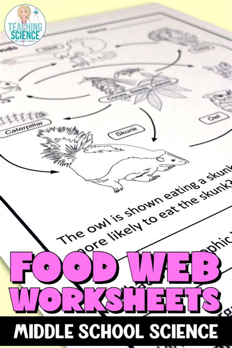 Food web worksheets – Artofit