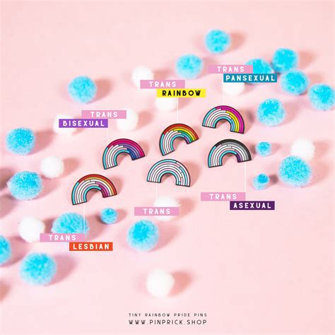 The Community Lesbian Rainbow Enamel Pin
