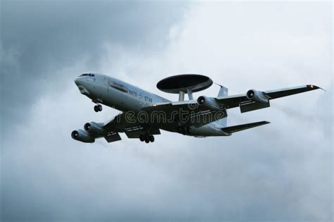 NATO AWACS Radar Airplane Editorial Photography Image 13971802