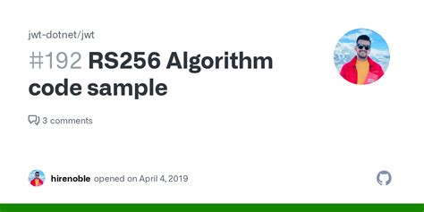 RS256 Algorithm Code Sample Issue 192 Jwt Dotnet Jwt GitHub