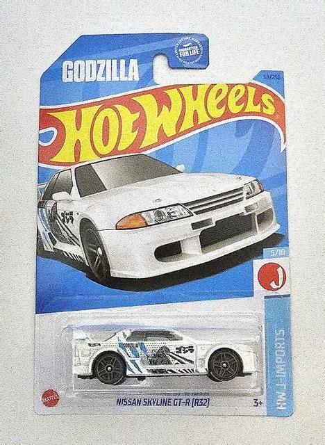 2023 HOT WHEELS NISSAN GT R R32 GODZILLA 69 250 HW J Imports 5 10 White 4 79 PicClick UK