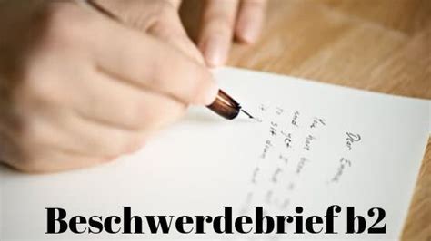 Beschwerdebrief B Beispiel Pdf Und Muster Telc Telc Gratitude