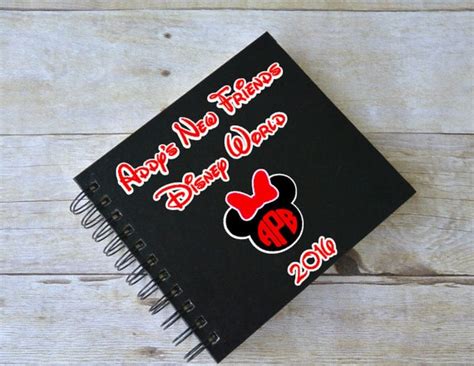 Disney Autograph Book Personalized Disney Autograph Book