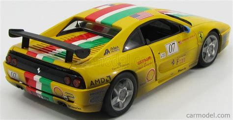 MATTEL HOT WHEELS Scale FERRARI F CHALLENGE N S EARLE YELLOW