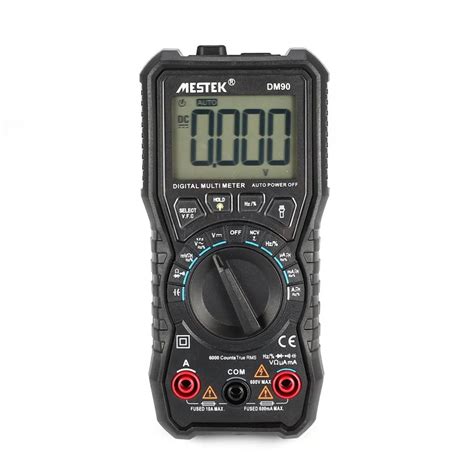 Mestek Dm Mini Digital Multimeter Auto Range True Rms Ac Dc Volt