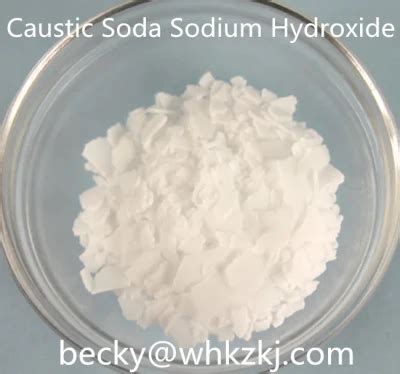 Sodium Hydroxide Caustic Soda Flakes Alkali 99 Naoh CAS 1310 73 2