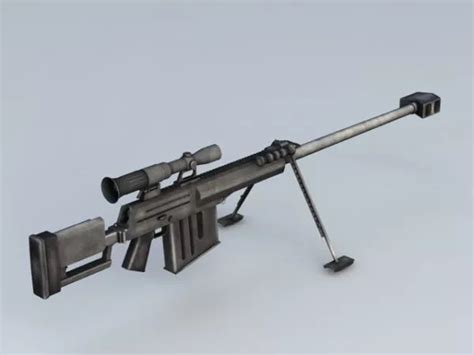 Amr-2 Sniper Rifle Free 3d Model - .Max - Open3dModel