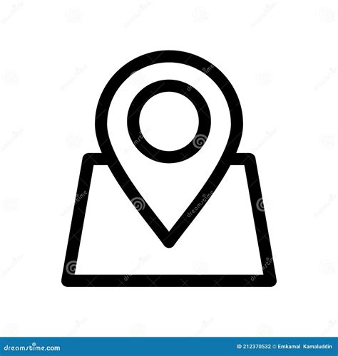 Location Icon Or Logo Isolated Sign Symbol Vector Illustration Stock