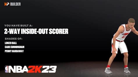 I Made A 2 Way Inside Out Scorer In Nba 2k23 Current Gen Youtube