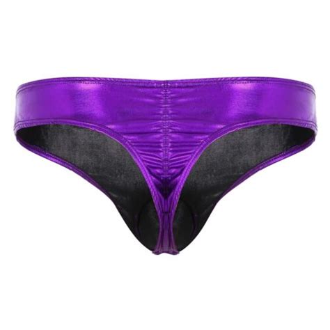 Sissy Pouch Panties Sexy Mens Faux Leather G String Gay Underwear Lingerie Thong EBay De