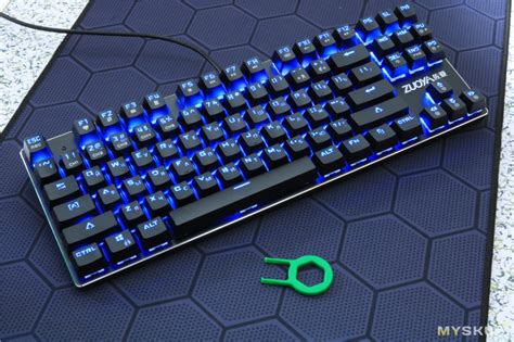 Механическая клавиатура Zuoya на синих, черных и красных свичах, с RGB ...