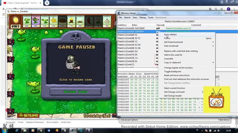 Tutorial Cheat Engine Plant Vs Zombie No Cooldown Tutorial 6 Youtube