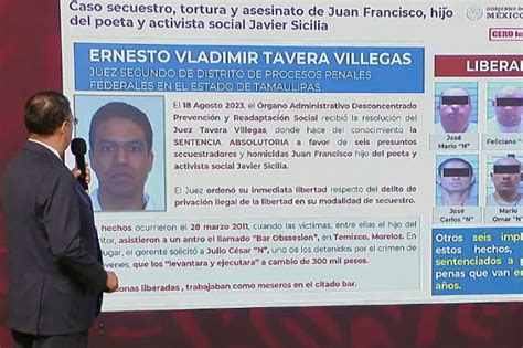 Exhiben A Juez Que Orden Liberar A Asesinos Del Hijo De Javier Sicilia