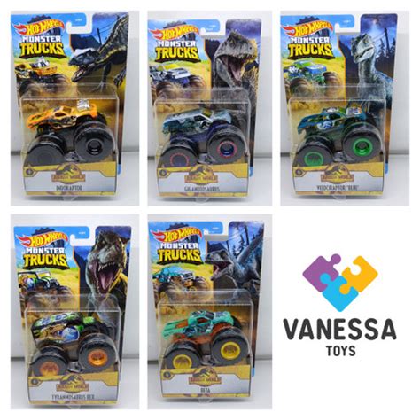 Jual Hot Wheels Monster Trucks Jurassic World Dominion 2022 Original Mattel Indoraptor