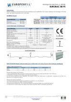 EUROBAC 80 FS EUROPERFIL SA Catalogue PDF Documentation Brochure