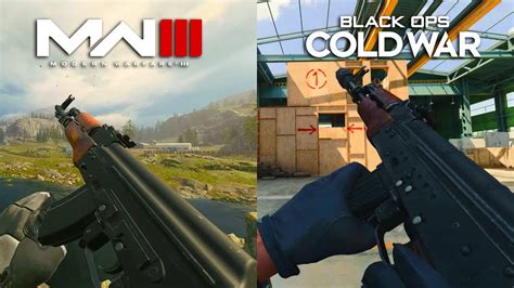 Call Of Duty Black Ops Cold War Vs Modern Warfare Iii Reload Animation Comparison 4k Youtube