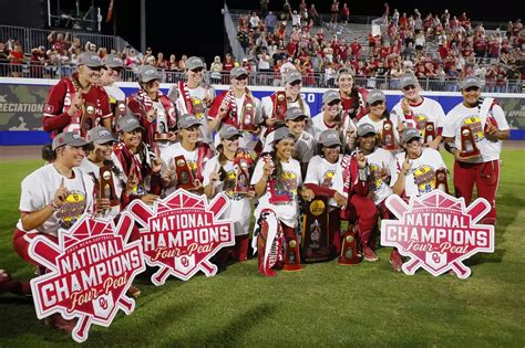 Oklahoma Sweeps Texas Fourth Straight Wcws Title