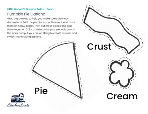 Pumpkin Pie Garland Templates Download Printable PDF | Templateroller