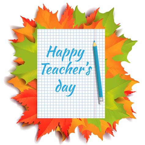 Premium Vector Happy Teachers Day Banner