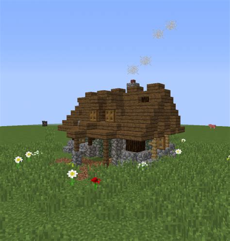 Medieval Peasant's House - Blueprints for MineCraft Houses, Castles ...