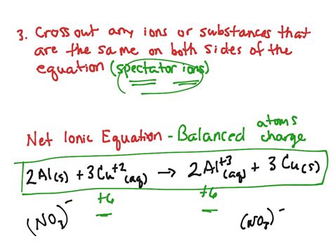 ShowMe - net ionic equation