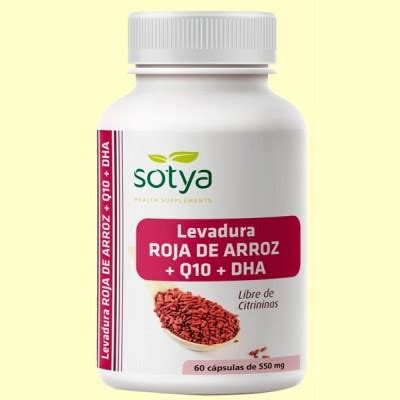 Levadura Roja de Arroz Q10 DHA 60 cápsulas Sotya