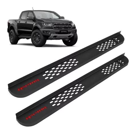 Estribo Lateral Preto Fosco Extreme Ranger Raptor Dupla