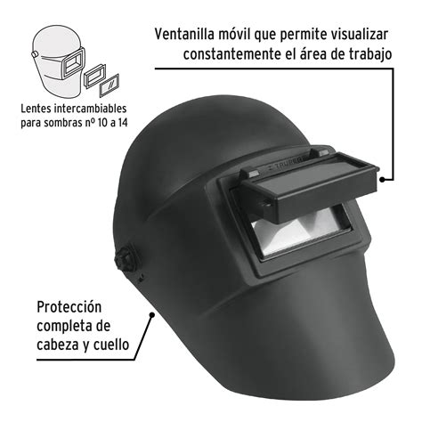 Careta Para Soldar Con Lente Abatible Truper Caretas Para Soldar