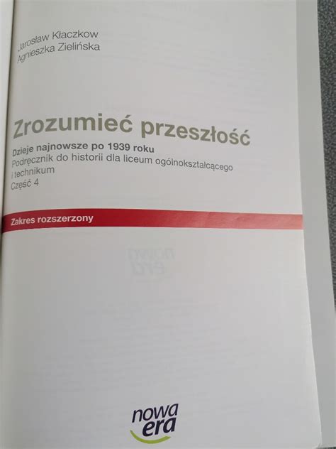 Zrozumieć przeszłość część 4 Zakres rozszerzony Bydgoszcz Kup teraz