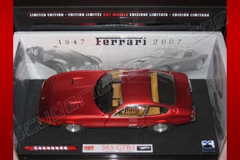 Mattel Hot Wheels Ferrari Ferrari GTB Daytona Coupe Th Anniversary Red Metallic
