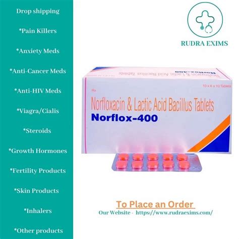 Norflox Mg Tablets Norfloxacin Lactic Acid Bacillus Tablets At