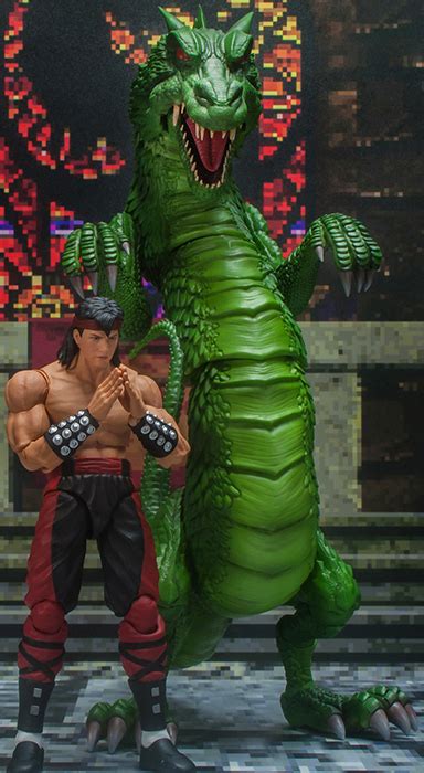 Liu Kang And Dragon Scale Figure Mortal Kombat Storm Collectibles